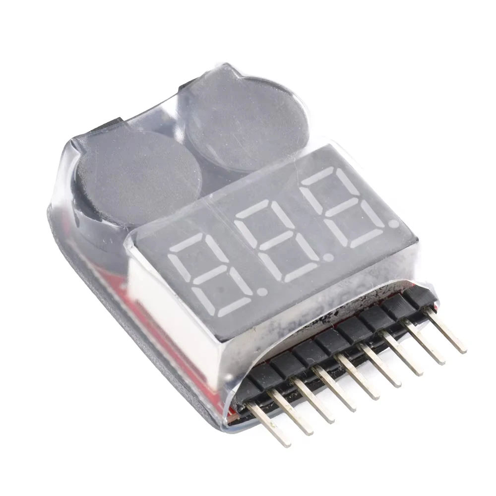 Testeur de tension RC BX100 1S-8S avec alarme basse tension - Lot de 1/2/5