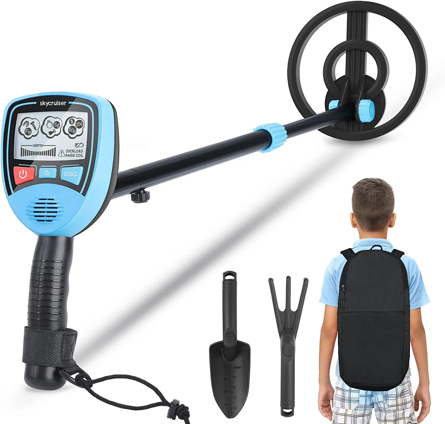 

Metal Detector MD-1012 Underground Beach Treasure Hunter Detector Tool Gold Finder Metal Seeker Beginner Parents-Kids Gift