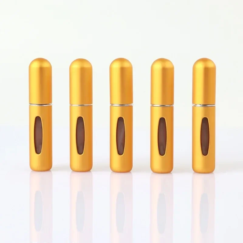 Portable Refillable Perfume Bottle Set - 5ml Travel Spray Containers (5pcs)