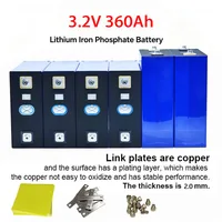 Nouvelle batterie LiFePO4 de qualité A, 12000 cycles, 360Ah, cellule au phosphate de fer et de lithium 3,2V, pour bricolage, 12V, 48V, camping-car, marine, voiturette de golf, énergie domestique 6