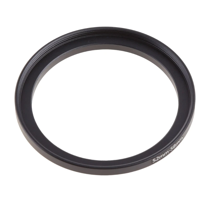 Metal 52mm-58mm Step Up Filter Lens Ring Adapter 52-58 mm 52 to 58 Stepping T5EE 2