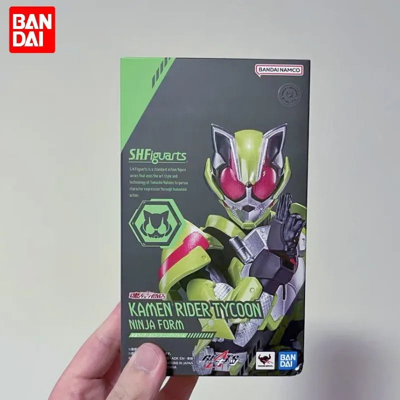 Bandai Original S.H Figuards Shf Kamen Rider Tycoon Ninja Form Full Action Anime Figure Model Kit Toys Cool Gifts