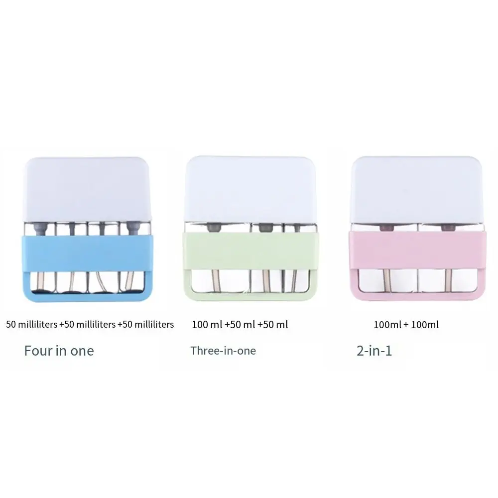 Sub-bottling Tool 4 in 1 Travel Bottle Set Empty Portable Refillable Bottles Set Leakproof Save Space Lotion Bottles Lotion