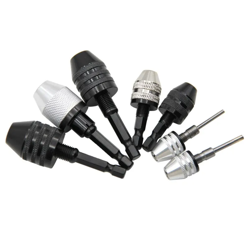 Quick Change Hexagonal Shank Drill Chuck Three Jaw Self Centering Electric Mill Clamping Tool