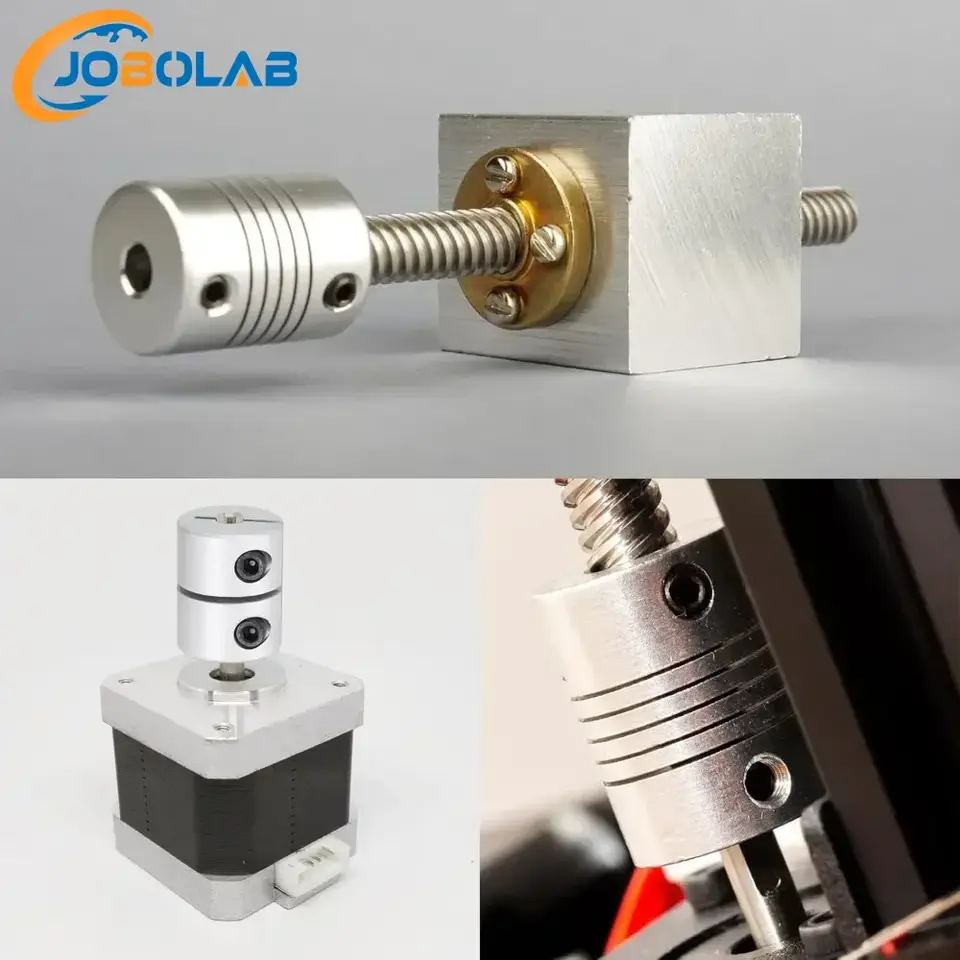 1-10pcs 3D Printer T8 Lead Screw Rigid Shaft Coupler Clamp Stepper Servo Motor Coupling D20L25 5x8 for Ender 3 Ender 5 Sapphire image 3