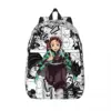Demon Slayer Tanjiro Kamado Anime Backpack for Student School Bookbag Daypack Preschool Kindergarten Bag Gift 1