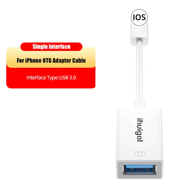 phone jack to usb converter ihuigol iOS 13 OTG Adapter Lighting to Micro SD Camera Card Reader TF Memory Card U Disk USB 3.0 Data Converter For iPhone 11 12 cell phone plug adapter Adapters & Converters