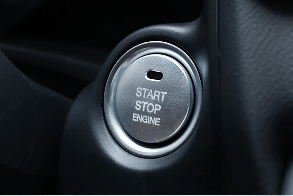 Auto Innen Zündschlüssel Ring Abdeckung Aufkleber Für Mazda CX5 CX3 Axela Atenza Motor Start Stop Schalter Taste Trim Zubehör – Detail 6