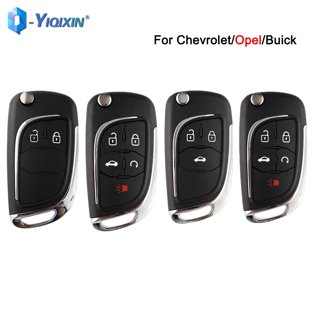 YIQIXIN For Buick Smart Control Modified Fob Key For Opel Insignia Corsa Astra For Chevrolet Lova Aveo Cruze Filp Remote Shell