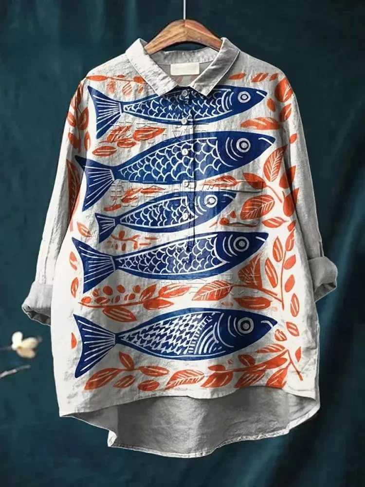 Women's Top Fashion Woman Clothing Leisure Good Version Loose Long Sleeve Shirts & Blouses Dresses Y2k Clothes Traf Dress Shirt 5