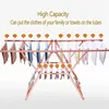 Laundry Rack Standing Laundry Clothes Drying Rackl Laundry Dryer Foldable Cloth Clothing Aluminum Modern Folding Single Outdoor 4