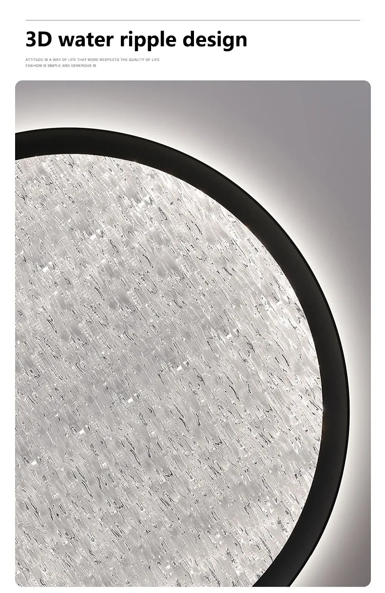 Description Picture 4 of itemStarry sky bedroom lamp led ceiling lamp modern simple master bedroom study round minimalist ceiling lights