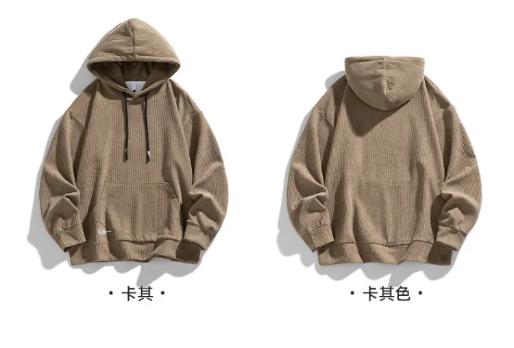 Pullovers de textura vertical, Hoodies na moda,