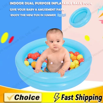 Summer Baby Inflatable Swimming Pool Portable Kids Outdoor Paddling Infant Pool 60cm Round Children Bath Room Swimming Ring Toys 1