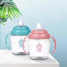 

260ML Sippy Cup Leak-Proof Safety Feeding Duckbill Bottle Kids Baby Training Drinking Bottles Cups Infant Water Milk Bottle