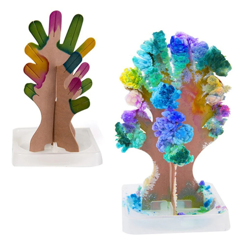 2 Types Mini Christmas Tree DIY Fun Xmas Gift Toy For Adults Kids Home Festival Party Decor Props
