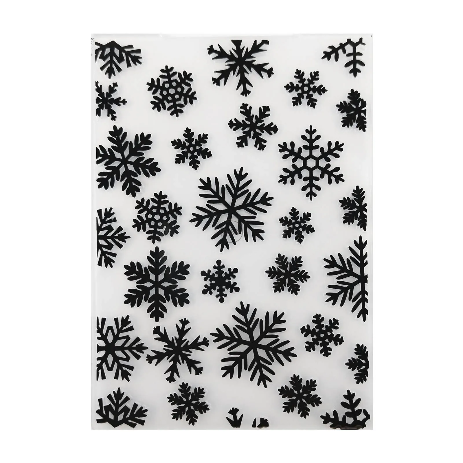 Description Picture 2 of item2023 NEW Snowflakes Backdrop Embossing Folders for Scrapbooking Paper Album Cards Making Supplies 3D Plastic Stencils Crafts