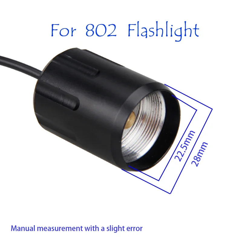 Flashlight Remote Pressure Switch For A100/501B/502B/C8/C8.2/C10/C11/C12/T67/710/802 1PC remote switch