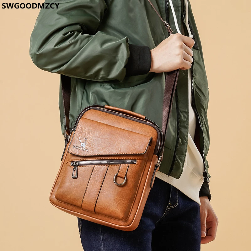 Fashion Men's Designer Nylon Crossbody Shoulder Handbag Wholesale