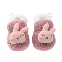 Baby Boys Girls Non Slip Gripper Winter Shoes Newborn Infant Slipper Socks Toddler First Walker Crib Shoes 0-18 Months 3