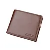 Men's Wallet Business Casual Credit Card Holder Zipper Short Coin Wallet 2