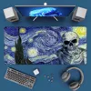 Funny Zoo Van Gogh The Starry Night Mousepad Office Large Mouse Mat Keyboard Mats Rubber PC Computer Game Big Anti-slip Mice Mat 4