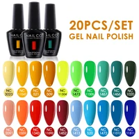 NAILCO 15ml 10/20pcs Gel Nail Polish Set Spring Summer Color UV Gel Nail Art All For Manicure  Gel Paint For DIY Professionals 1