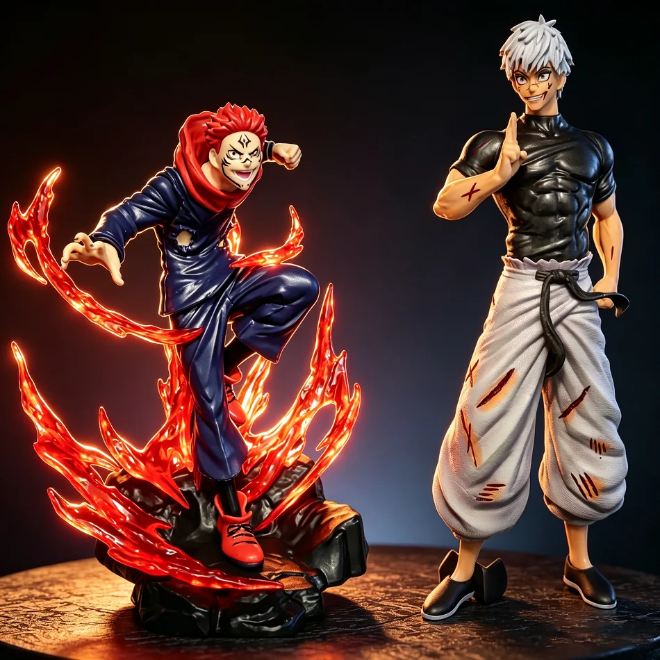 Jujutsu Kaisen Anime Figure - Ryomen Sukuna & Gojo Satoru Action Statue for Desktop Decoration and Collectible Gift