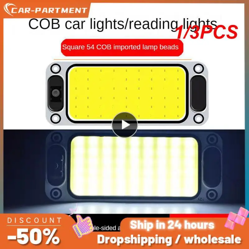 

1/3 шт., универсальные автомобильные лампы COB 108SMD