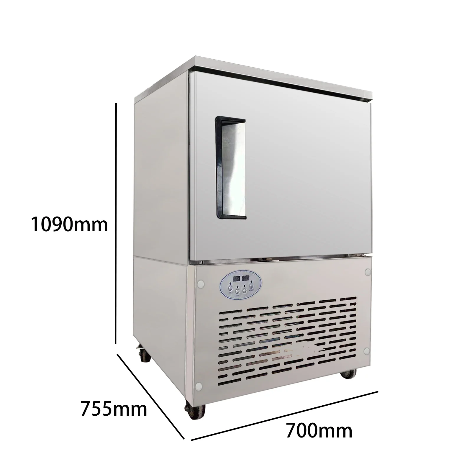 

Commercial Stainless Steel 6 Trays Blast Chiller Dumpling Freezer Desserts Chest For Restaurant Bar Shop