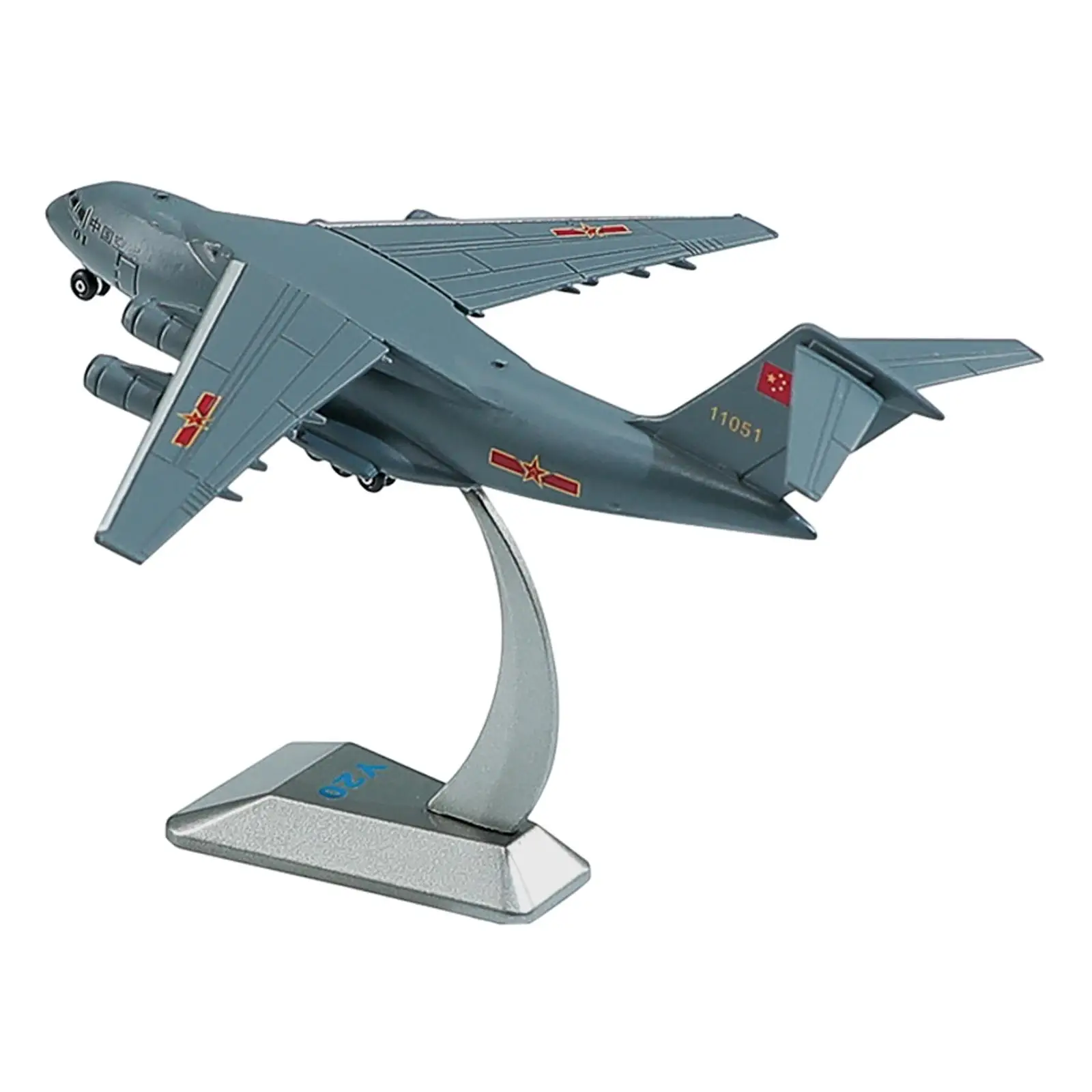 

Simulation 1:260 Y 20 Aircraft Model with Base for Living Room Home Bookshelf