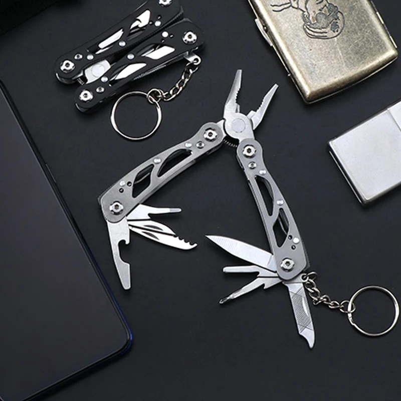 Hand Tools Portable Mini Multitool 420 Stainless Steel Pliers Knife