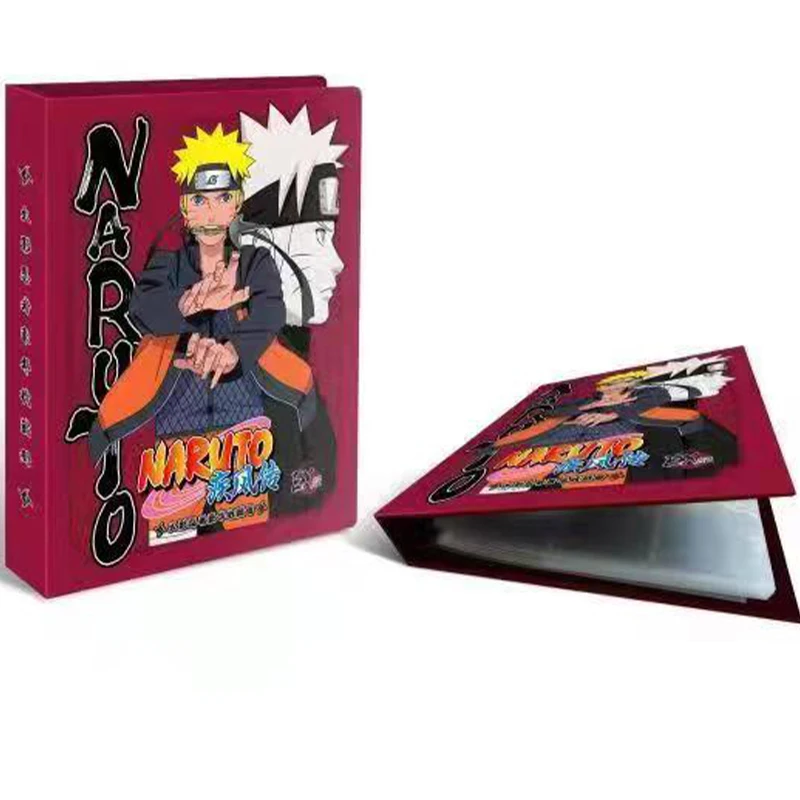 Acheter Contient 160 pièces Album Naruto cartes livre dessin animé Anime  Uzumaki jeu porte-carte dossier chargé liste carte Collection enfants Cool  jouet cadeau