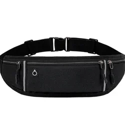 Unisex Multifunctional Fashion Waist and Chest Bag (BLACK)