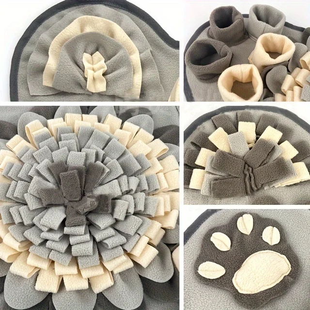 Pet Sniffing Mat For Dogs, Interactive Durable Dog Slow Feeding Pad Training Mat For Foraging Skills And Slow Eating 5