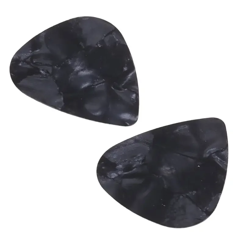 Guitar Pick Plectrum 100pcs for Triangle Celluloid Instruments 0.46mm Random Col