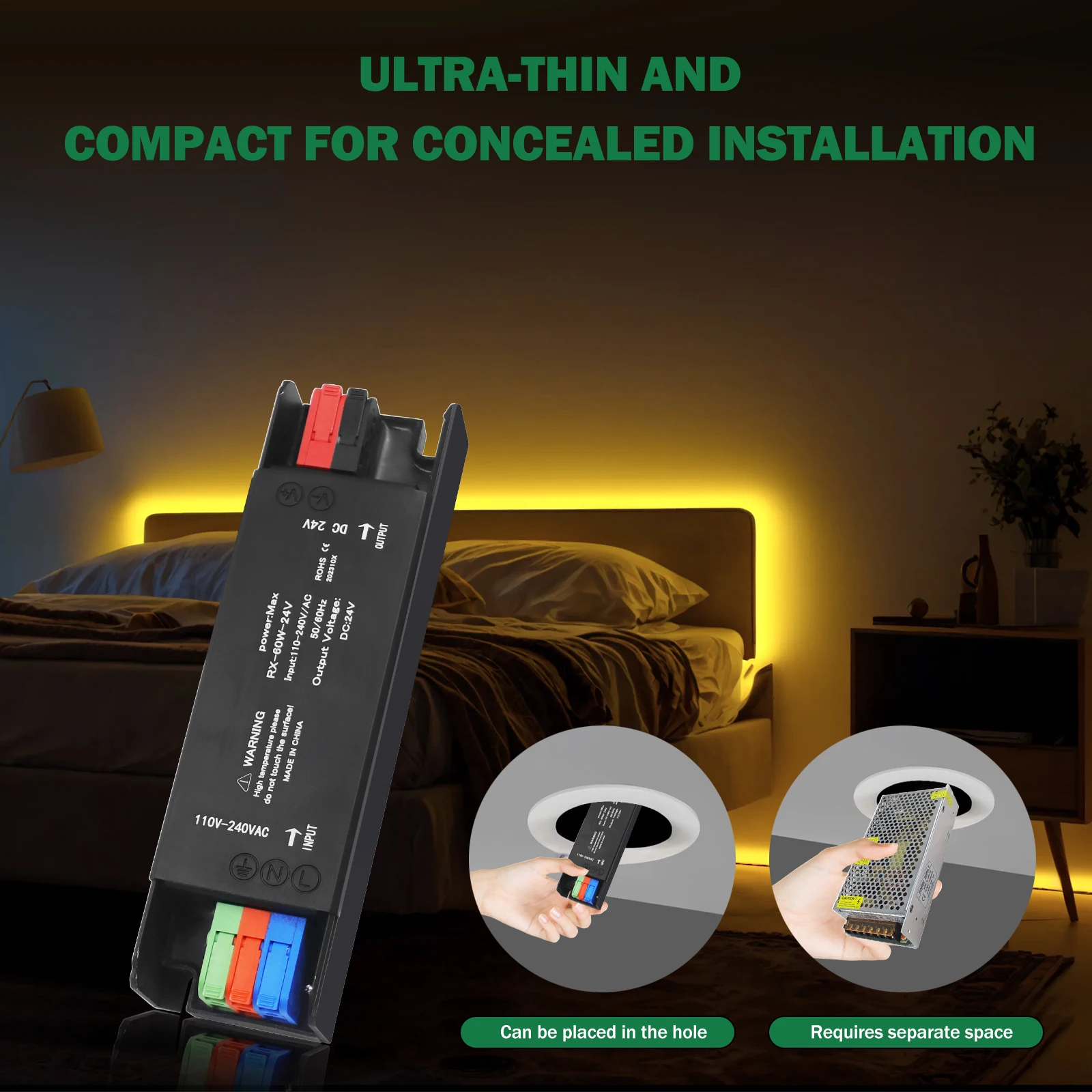 AC 110V 220V DC12V 24V Led 전원 공급 장치 어댑터 변환기 스트립 라이트 드라이버 60W 100W 200W 300W 400W 조명 변압기