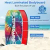 Lightweight Body Board Boogie Board with EPS Core XPE Deck HDPE Bottom Multicolor1-S