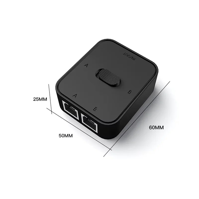 1000Mbps RJ45 Splitter 1 to 2 Ethernet Adapter Internet Network Cable Extender RJ45 Connector for PC Laptop TV Box Router