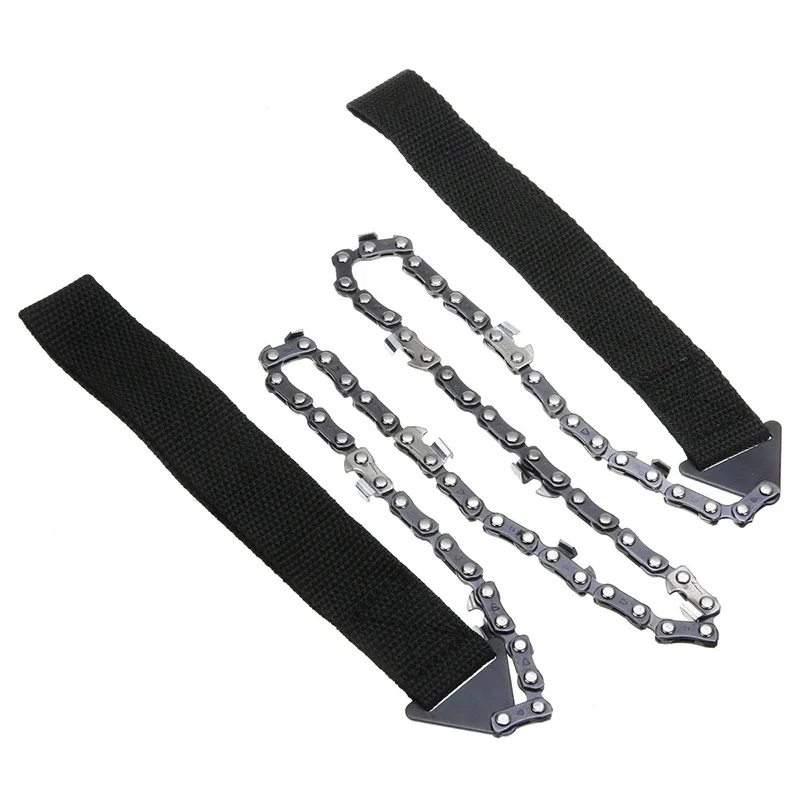 Description Picture 5 of itemNew Outdoor Portable Survival Chain Saw Hand Chain Saw 65 Manganese Steel Wood Cutting Chain Saw Emergency Camping Hiking Tools