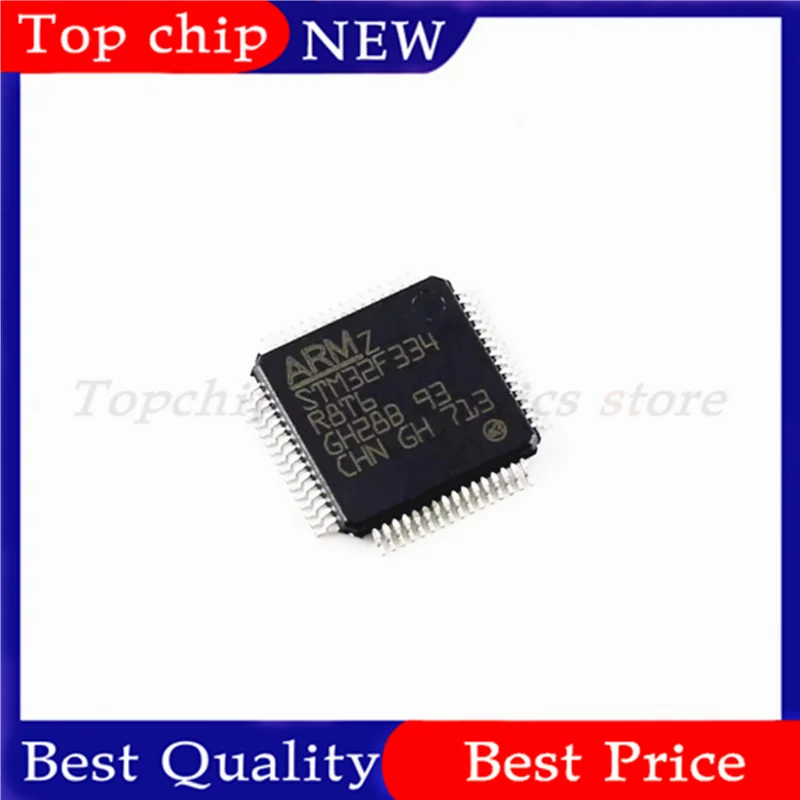 

5 шт. STM32F334R8T6 STM32F334 R8T6 QFP-64