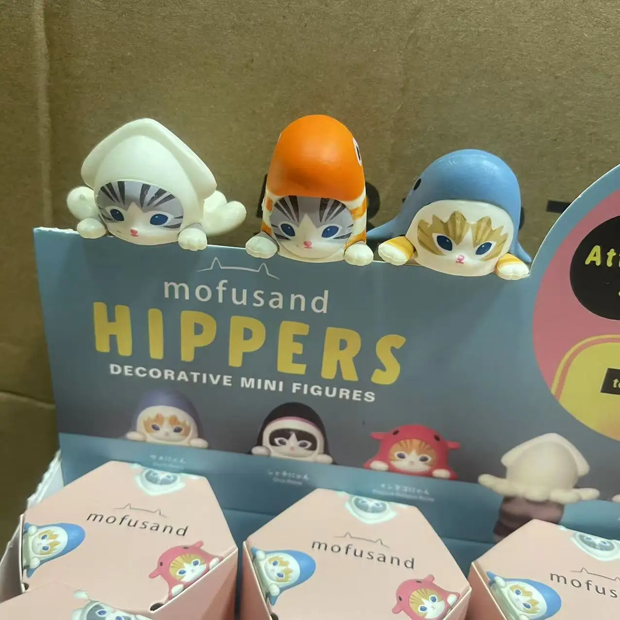 mofusand - 1box 未開封mofusand HIPPERS デコレーションミニフィギュア Authentic 2024 Mofusand Hippers Mini Figure - Confirmed
