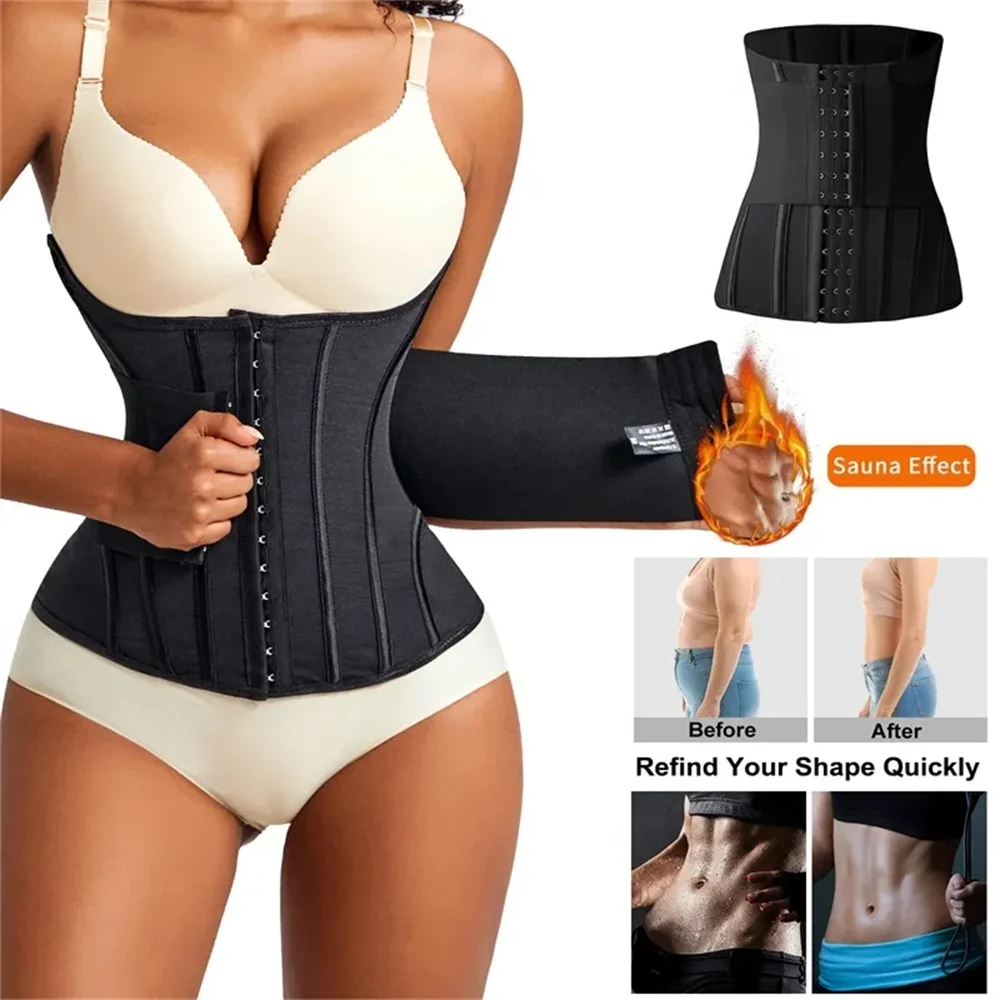 Upgraded version tummy Tuck strap U-shaped chest support powerful double belly tuck waist sports Fitness waist wrap strap
