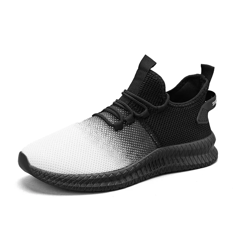 Leichte Herren-Laufschuhe im Freien, atmungsaktive Herren-Sportschuhe mit rutschfester Sohle, Schnürschuhe, Freizeitschuhe, große Größe 2023_voghion.com