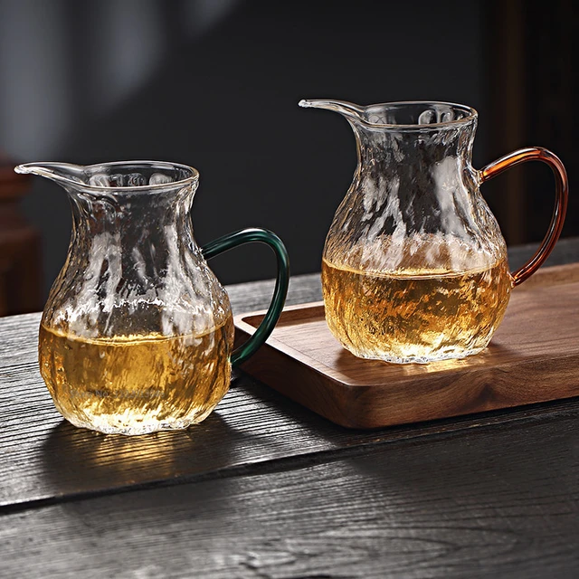 Glass Pitcher And Cup, High Borosilicate Glass Water Pitcher And