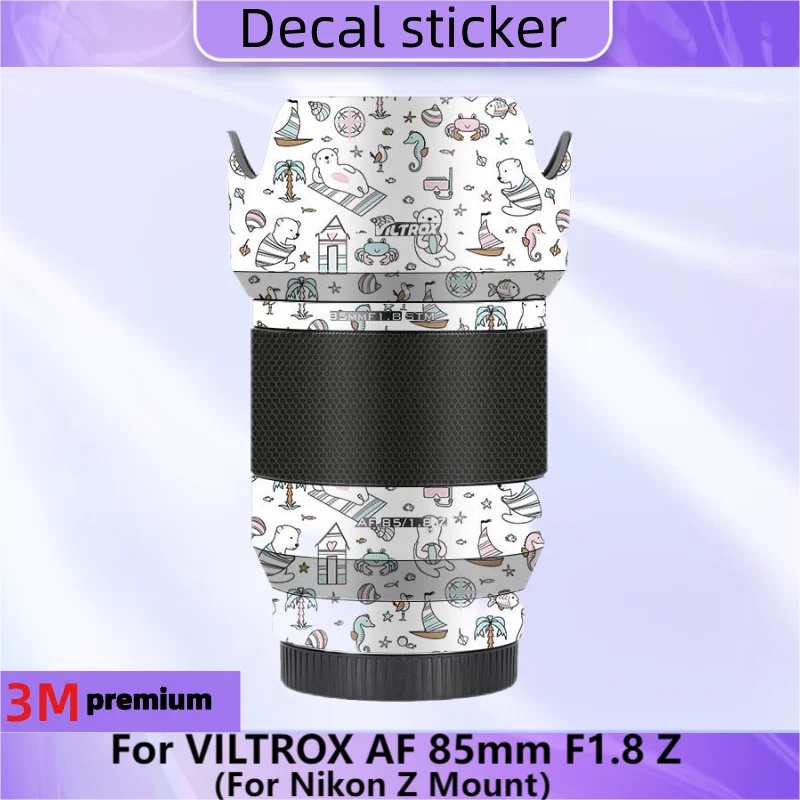 Per Viltrox Af 85Mm F1.8 Z Per Nikon Z Mount Lens Sticker Pellicola Protettiva Per Decalcomanie Della Pelle Cappotto Protettivo Antigraffio Af85 1.8 F