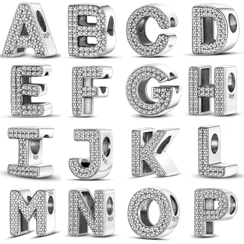 fashion925-abalorios-de-la-serie-de-letras-en-ingl-s-cuentas-de-plata