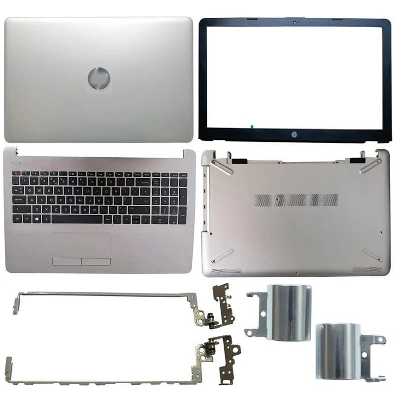 

NEW For HP 15-BS 15-BW Series Laptop LCD Back Cover/Front Bezel/LCD Hinges/Hinges Cover/Palmrest/Bottom Case Silver 924892-001