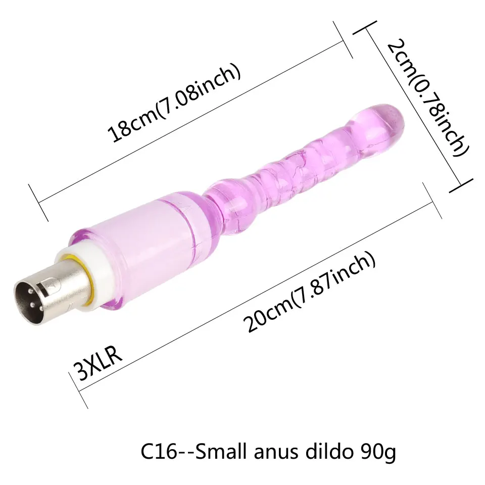 FREDORCH 3XLR Sex Machine Attachements for Women 38 Types Love Machine Product Including Double and Extension Tube Suction cups