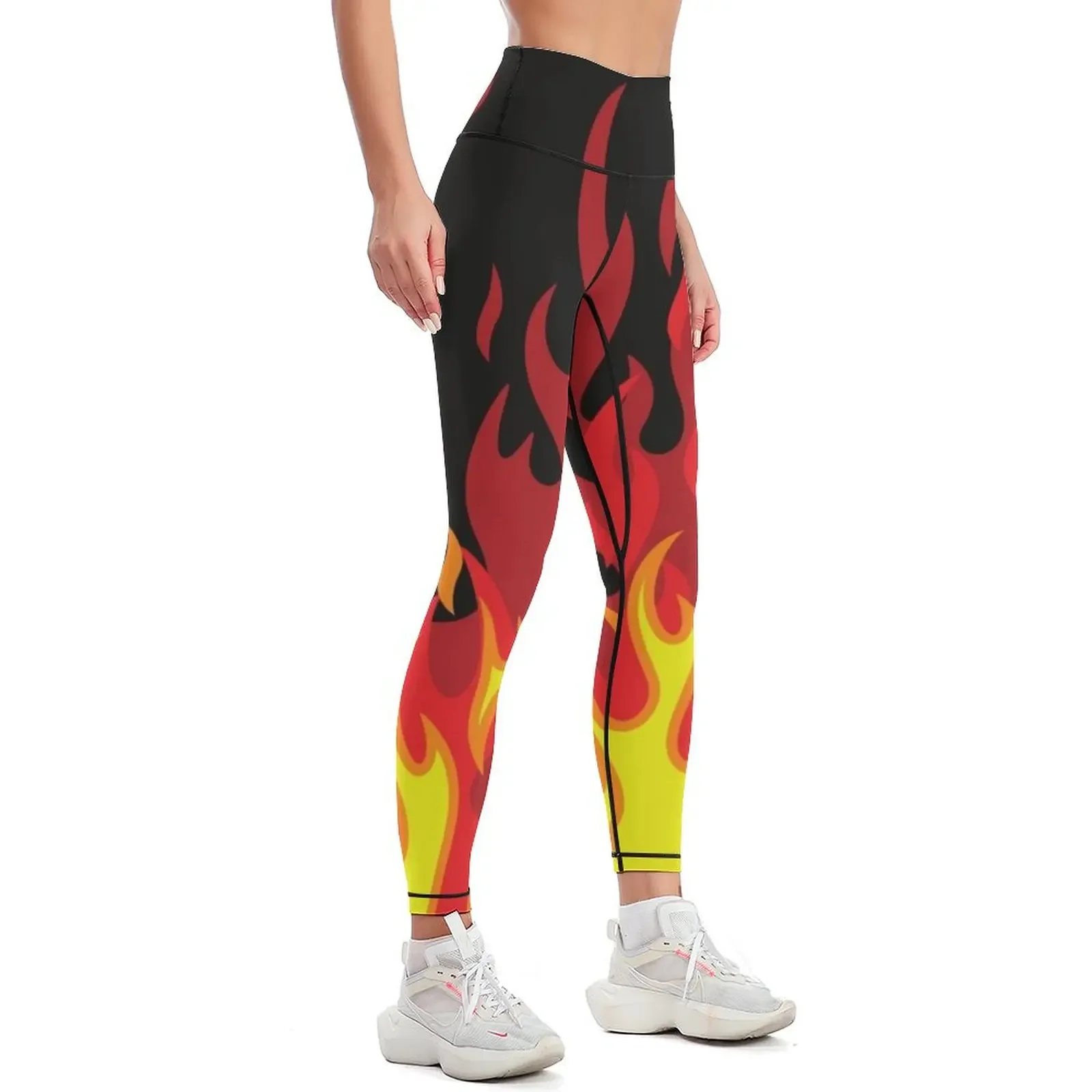 On Fire Mask Leggings Legging sport Sports female Legging sexy woman legging pants raises butt Womens Leggings